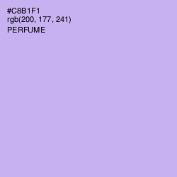 #C8B1F1 - Perfume Color Image