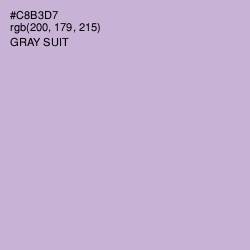 #C8B3D7 - Gray Suit Color Image