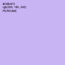 #C8B4F2 - Perfume Color Image