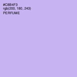 #C8B4F3 - Perfume Color Image