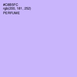 #C8B5FC - Perfume Color Image