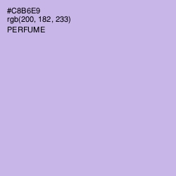 #C8B6E9 - Perfume Color Image
