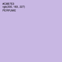 #C8B7E3 - Perfume Color Image
