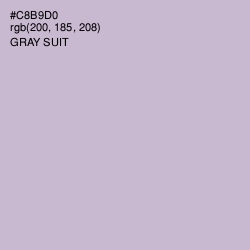 #C8B9D0 - Gray Suit Color Image