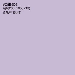 #C8B9D5 - Gray Suit Color Image