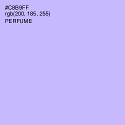 #C8B9FF - Perfume Color Image