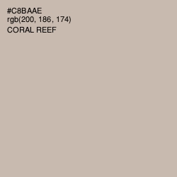 #C8BAAE - Coral Reef Color Image