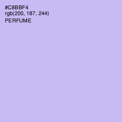 #C8BBF4 - Perfume Color Image