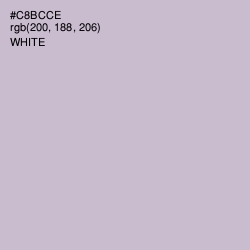 #C8BCCE - Gray Suit Color Image