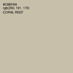 #C8BFAA - Coral Reef Color Image