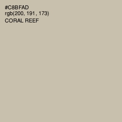 #C8BFAD - Coral Reef Color Image