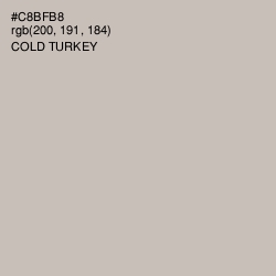 #C8BFB8 - Cold Turkey Color Image