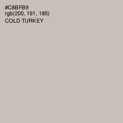 #C8BFB9 - Cold Turkey Color Image