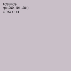 #C8BFC9 - Gray Suit Color Image