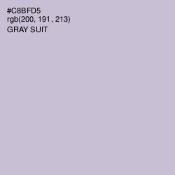 #C8BFD5 - Gray Suit Color Image