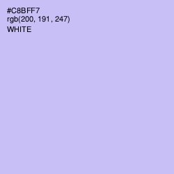 #C8BFF7 - Perfume Color Image