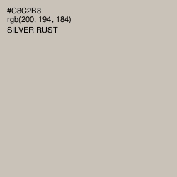 #C8C2B8 - Silver Rust Color Image