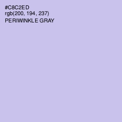 #C8C2ED - Periwinkle Gray Color Image