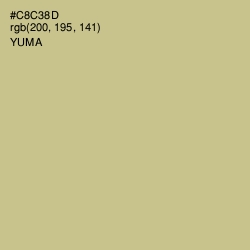 #C8C38D - Yuma Color Image