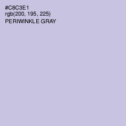 #C8C3E1 - Periwinkle Gray Color Image