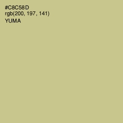 #C8C58D - Yuma Color Image