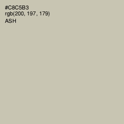 #C8C5B3 - Ash Color Image