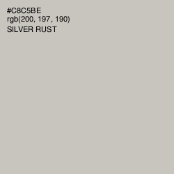 #C8C5BE - Silver Rust Color Image