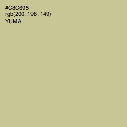 #C8C695 - Yuma Color Image
