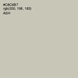 #C8C6B7 - Ash Color Image