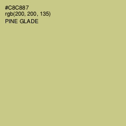 #C8C887 - Pine Glade Color Image