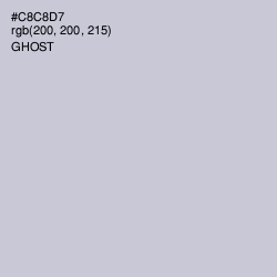 #C8C8D7 - Ghost Color Image