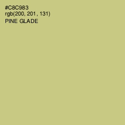 #C8C983 - Pine Glade Color Image