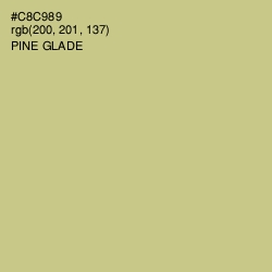 #C8C989 - Pine Glade Color Image