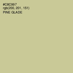 #C8C997 - Pine Glade Color Image