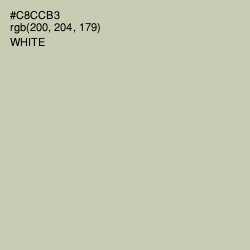 #C8CCB3 - Foggy Gray Color Image