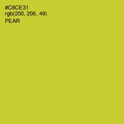 #C8CE31 - Pear Color Image