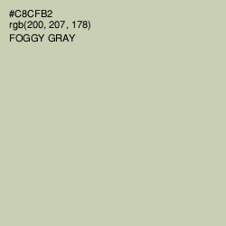 #C8CFB2 - Foggy Gray Color Image