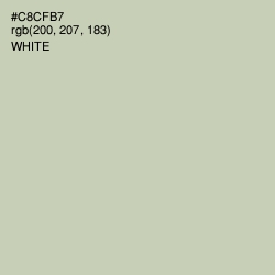 #C8CFB7 - Foggy Gray Color Image