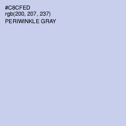 #C8CFED - Periwinkle Gray Color Image