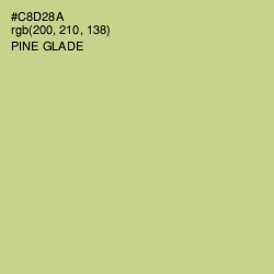 #C8D28A - Pine Glade Color Image