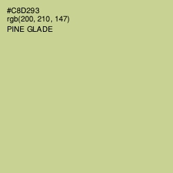 #C8D293 - Pine Glade Color Image