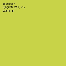 #C8D347 - Wattle Color Image