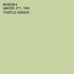 #C8D3A4 - Thistle Green Color Image