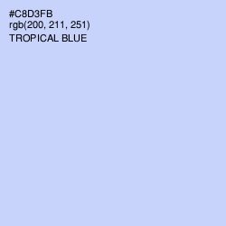 #C8D3FB - Tropical Blue Color Image