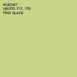 #C8D487 - Pine Glade Color Image