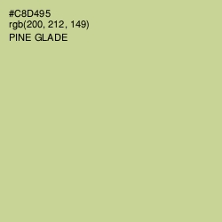 #C8D495 - Pine Glade Color Image