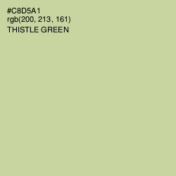 #C8D5A1 - Thistle Green Color Image