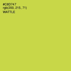 #C8D747 - Wattle Color Image