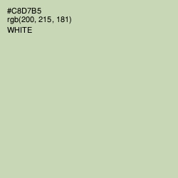 #C8D7B5 - Green Mist Color Image