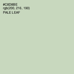 #C8D8BE - Pale Leaf Color Image